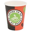 vidaXL 1000 pcs Disposable Coffee Cups Paper 240 ml (8 oz)