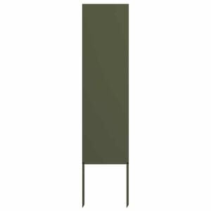 vidaXL Garden Privacy Screen Olive green 32 x 140 cm Cold-rolled steel