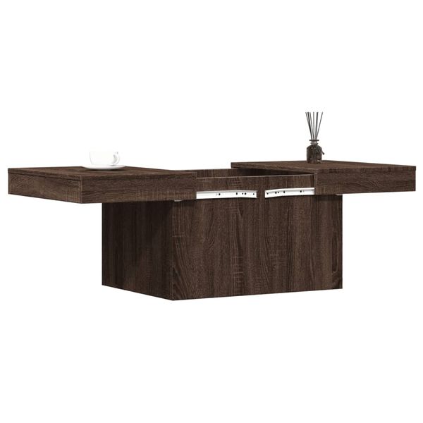 vidaXL Coffee Table Brown Oak 100x55x40 cm Engineered Wood