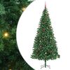vidaXL Artificial Christmas Tree with 300 LEDs with Stand Green 300 cm