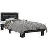 vidaXL Bed Frame without Mattress Black 100x200 cm