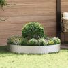 vidaXL Garden Planter 5 pcs Silver 120 x 120 x 20 cm Stainless Steel