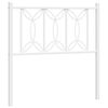 vidaXL Metal Replace Headboard White 75 cm