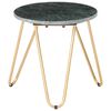 vidaXL Coffee Table Green 40x40x40 cm Real Stone with Marble Texture