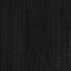vidaXL Bed Frame without Mattress Black 140x190 cm Solid Wood Pine