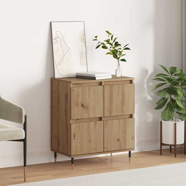 vidaXL Sideboard Artisan Oak 60 x 35 x 70 cm