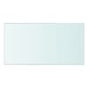 vidaXL Shelves 2 pcs Panel Glass Clear 30x12 cm