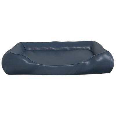 vidaXL Dog Bed Dark Blue 80x68x23 cm Faux Leather