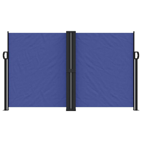 vidaXL Retractable Side Awning Blue 140x1200 cm