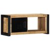 vidaXL TV Cabinet 80x30x35 cm Solid Rough Wood Mango