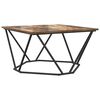 vidaXL Coffee Table Smoked oak 80 x 80 x 45 cm