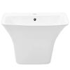 vidaXL Basin White 53 x 44 x 37 cm Glazed Ceramic