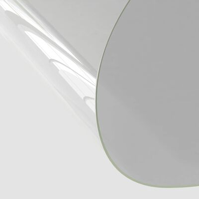 vidaXL Table Protector Transparent Ø 80 cm 2 mm PVC