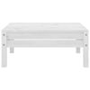 vidaXL 9 Piece Garden Lounge Set White Solid Pinewood