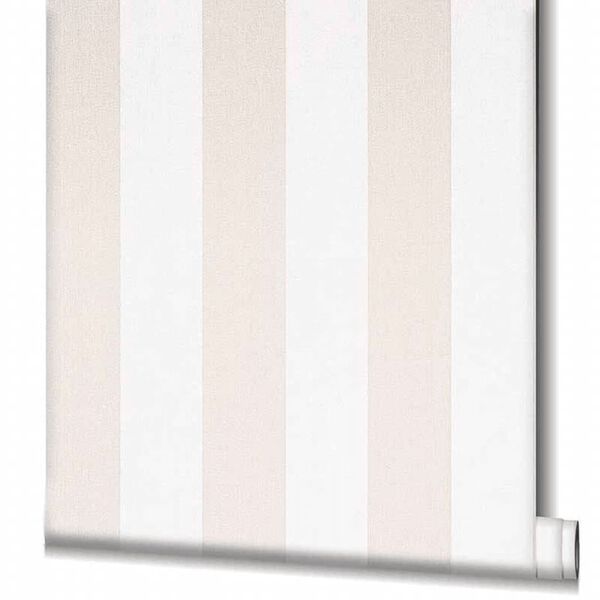 Noordwand Wallpaper Topchic Stripes Beige and White