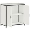 vidaXL Kitchen Storage with Shelf White 90 x 50 x 92 cm Steel