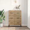 vidaXL Sideboard with Drawer Artisan Oak 69.5 x 34 x 90 cm