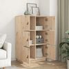 vidaXL Highboard 67x40x108.5 cm Solid Wood Pine