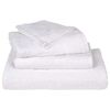 vidaXL 12 Piece Towel Set "FROGN" White 360 gsm