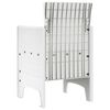 vidaXL Garden Chair 4 pcs White 53 x 49 x 85 cm PP