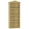 vidaXL Garden Tool Shed 80x33x222 cm Impregnated Pinewood