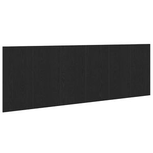 vidaXL Bed Headboard Black Oak Engineered Wood