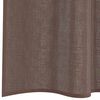 vidaXL Voile Curtains with Tab Top 2 pcs Brown