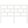 vidaXL Bed Headboard White 156x4x100 cm Solid Wood Pine