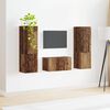 vidaXL TV Cabinet Set 5 pcs Old Wood Engineered Wood