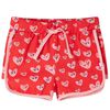 Kids' Shorts with Drawstring Red 128