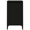 vidaXL Bedside Cabinets 2 pcs Black 40x35x70 cm Engineered Wood