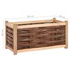 vidaXL Garden Raised Bed 80x40x40 cm Solid Pine Wood