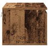 vidaXL Wall-mounted Bedside Cabinet Old Wood 50 x 36 x 30 cm