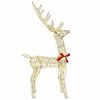 vidaXL 3D Reindeer with 140 LEDs Warm white 128 cm PET