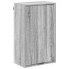 vidaXL Bathroom Furniture Set Grey Sonoma Engineered wood, Metal