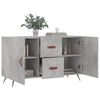 vidaXL Sideboard Concrete Grey 100x36x60 cm Engineered Wood