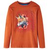 Kids'T-shirt with Long Sleeves Light Rust 128