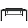 vidaXL Metal Bed Frame without Mattress Black 75x190cm