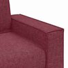 vidaXL Sofa Wine Red 220 x 78 x 84 cm Fabric