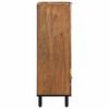 vidaXL Highboard Natural 60 x 33.5 x 100 cm Solid Acacia Wood