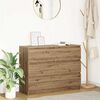 vidaXL Sideboard Artisan Oak 100x35x76 cm Engineered Wood