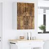 vidaXL Kitchen Cabinet Kalmar 2 pcs Smoked Oak 60 x 31 x 40 cm