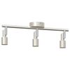 vidaXL Ceiling Spotlight Nickel 39 x 10.5 x 10.5 cm Steel