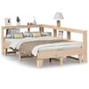 vidaXL Bookcase Bed without Mattress 140x190cm Solid Wood Pine