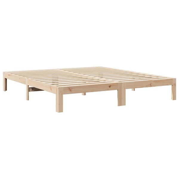 vidaXL Bed Frame without Mattress 160x200 cm Solid Wood Pine