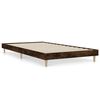 vidaXL Bed Frame without Mattress Smoked Oak 90x200 cm Engineered Wood