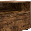 vidaXL TV Cabinet Smoked Oak 100 x 48 x 43 cm Engineered Wood