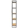 vidaXL 5-Tier Bookcase 140x30x180 cm Solid Mango Wood