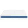 vidaXL Bed Mattress with Mattress Blue 180 x 200 cm Fabric