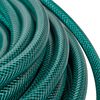 25 m Green Flexible PVC Hose 1/2 Inch 3 pcs of Connectors Included